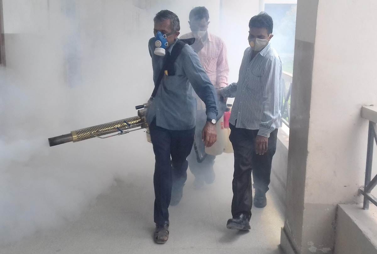 dengue in bilaspur degree college students and staff employees