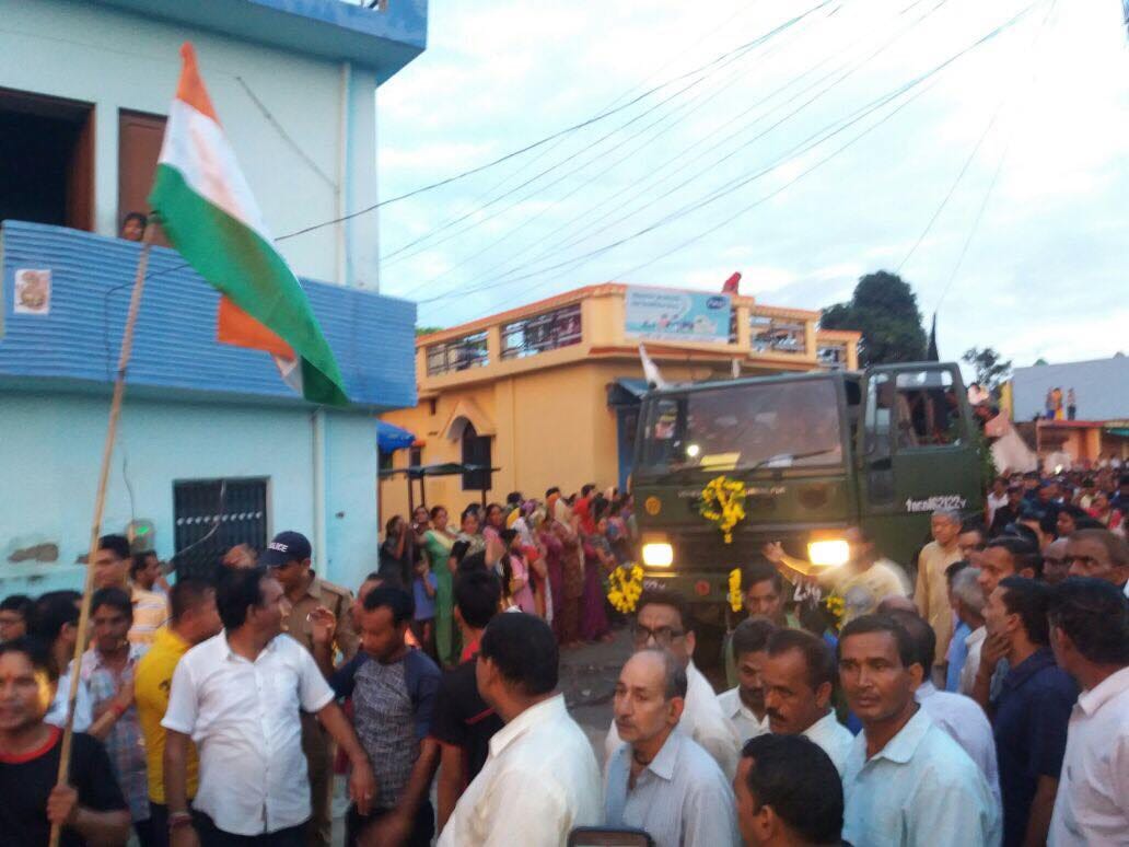Gurez Encounter martyr hameer singh pokhariyal dead body reache rishikesh