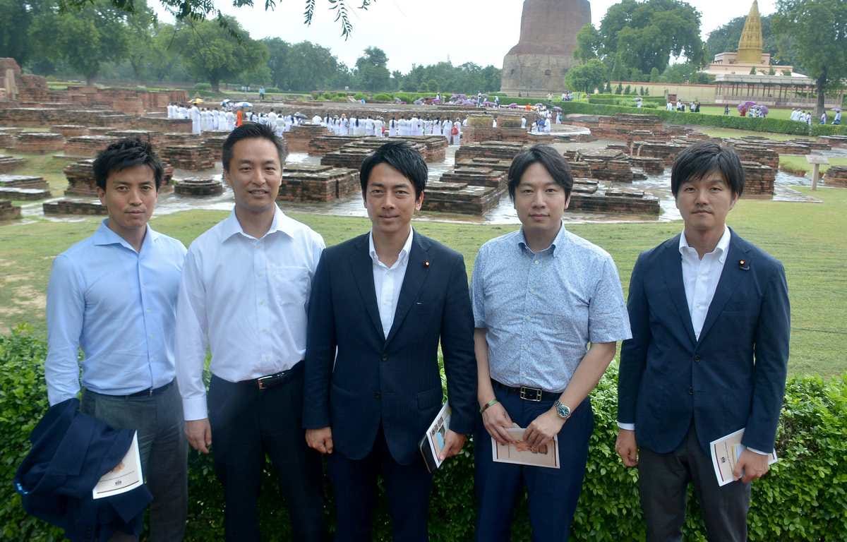 Japanese MP visit sarnath in varanasi