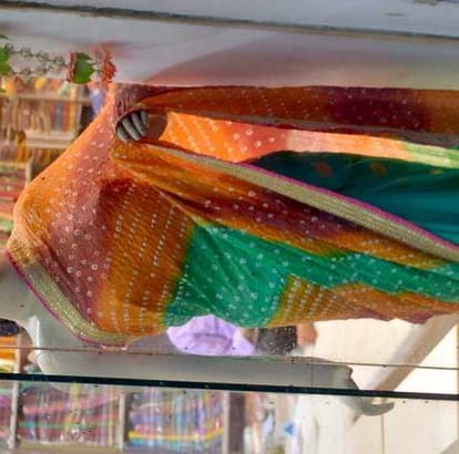 lahariya sarre is symbol of luck and culture