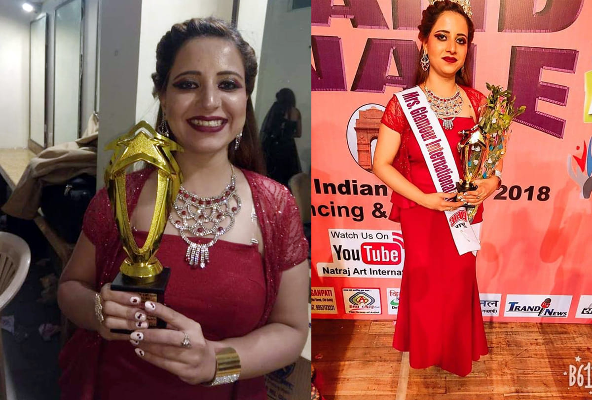 Shubha Gulati won Mrs. Glamorous International 2018 crown