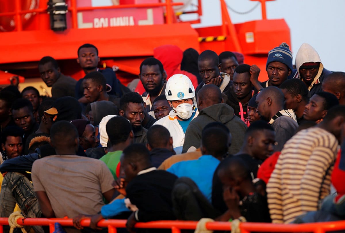 Over 400 refugees were rescued on the coast of Spain 