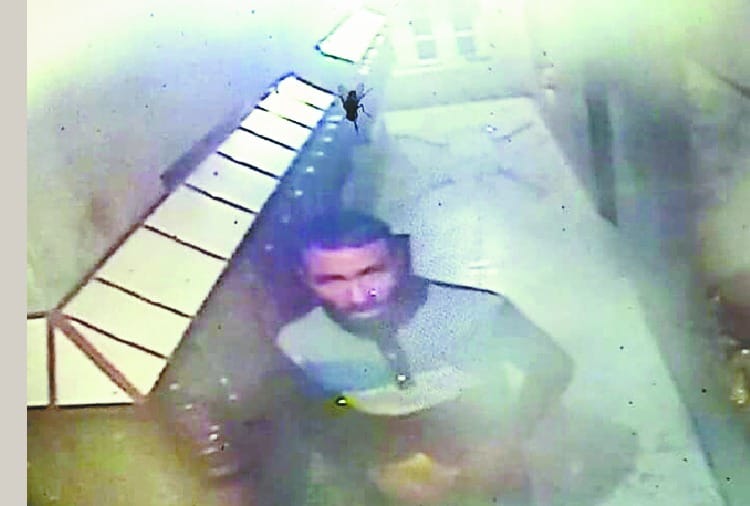 सीसीटीवी फुटेज के आधार पर आरोपी की पहचान
