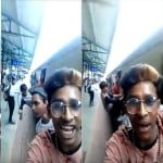 चलती ट्रेन पर किया स्टंट,स्टेशन पर खड़े यात्री का छीना फोन