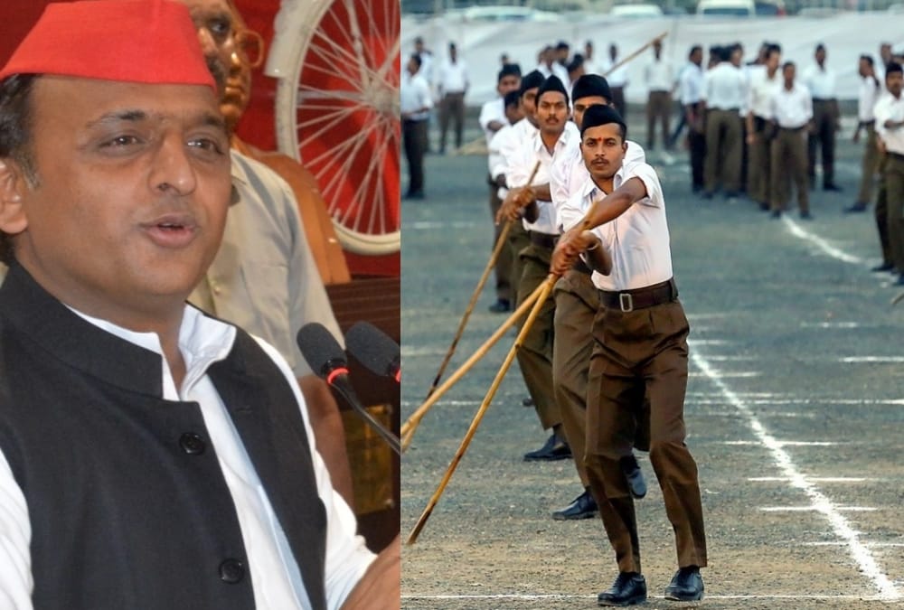 BJP is preparing rss team on government money.