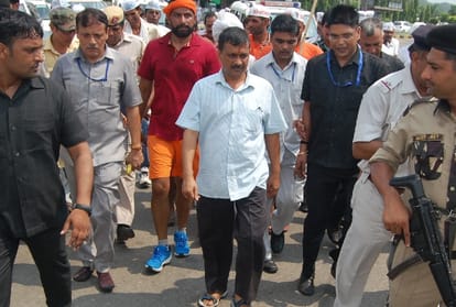 Arvind Kejriwal targeted central government at rohtak 