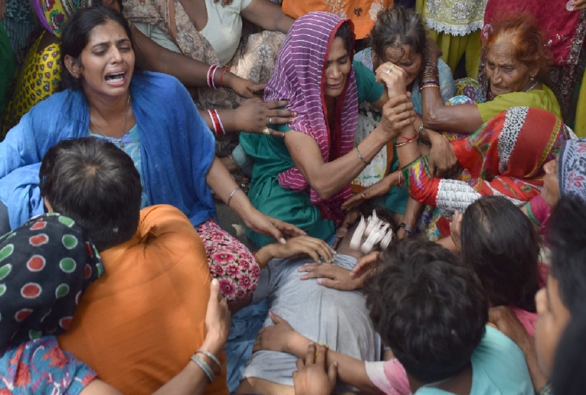 murder of Dalit student Rohit in Meerut, and deployed police force in village