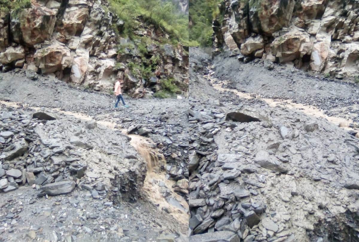 Himachal weather report cloudburst in Banjar Kullu Himachal Rain In Shimla