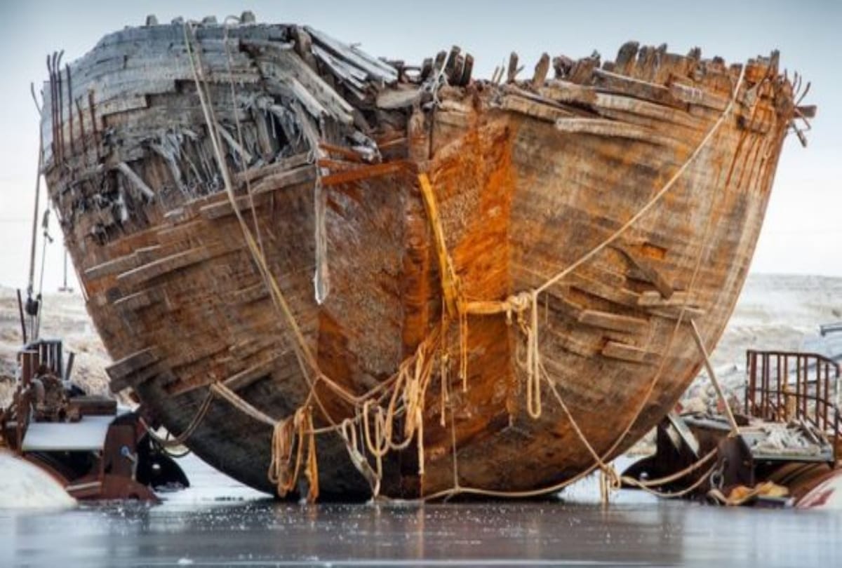 ship sank in 1918 brought back to norway 