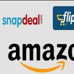 Amazon, Flipkart and Snapdeal