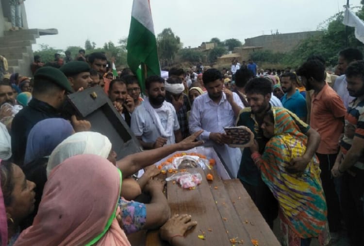 Funeral of martyr lekhraj in Fazilka with state honor