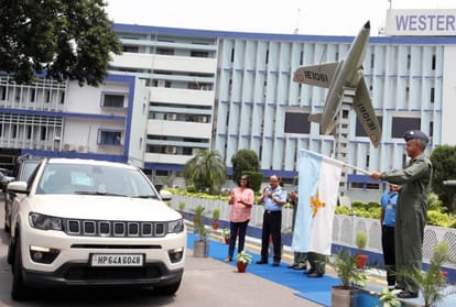 swachh bharat mission Indian air force bike and car rally from Delhi to Leh