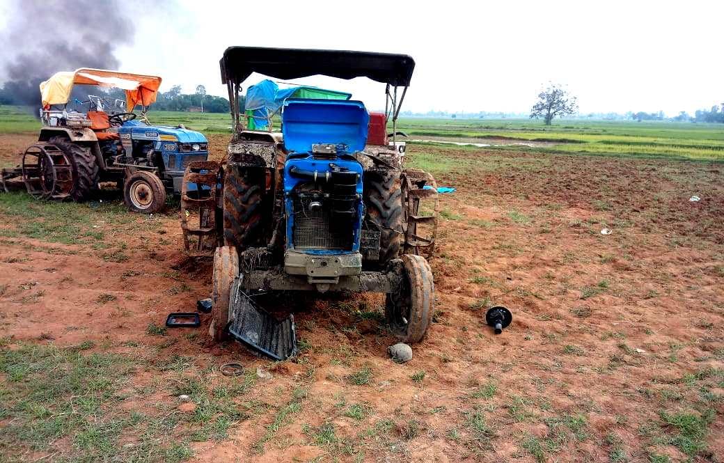 Attack on officers during land occupation in mirzapur