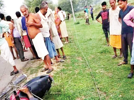Bike rider homeguard death from broken HT line