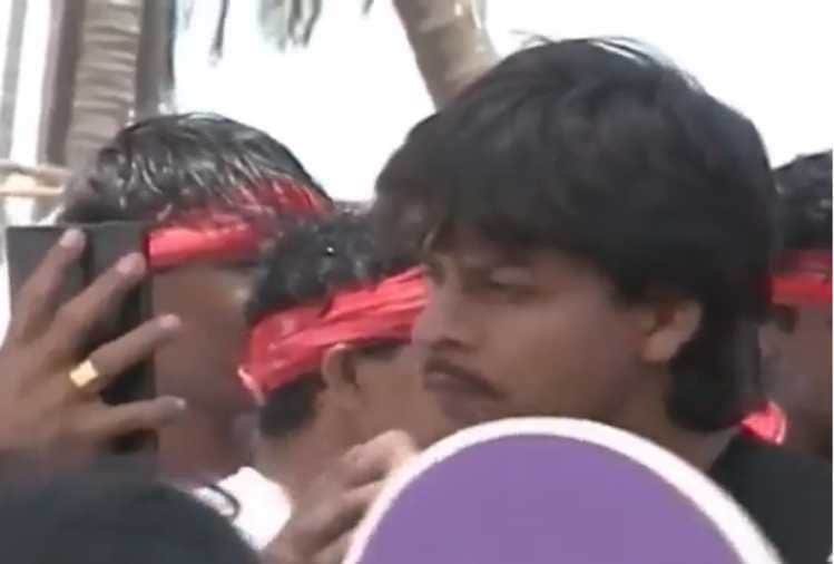 sridevi and shahrukh film army shooting video viral
