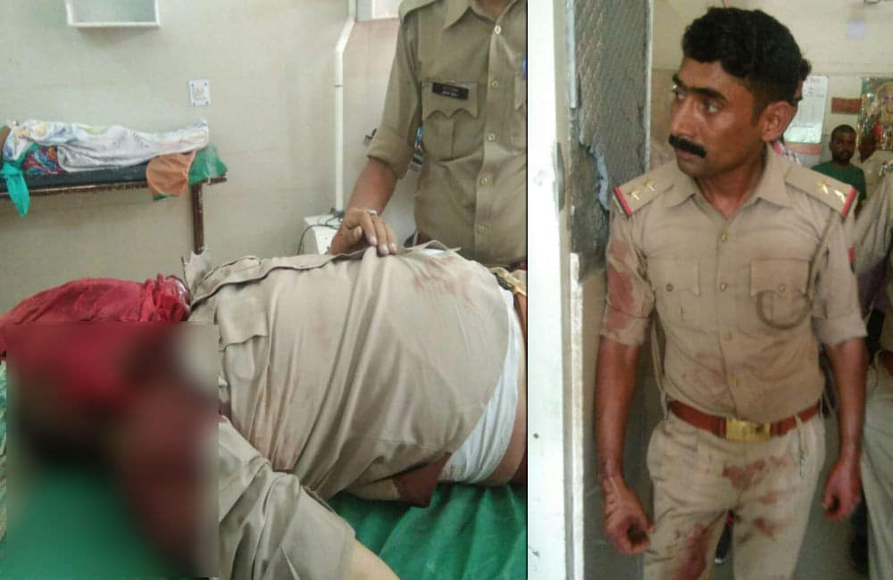 Up Police constable died in firozabad