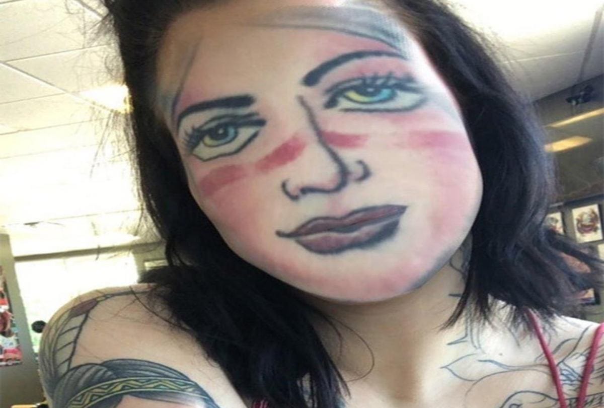 Why People Sharing Horrible Pictures Of Face Swap With Tattoo