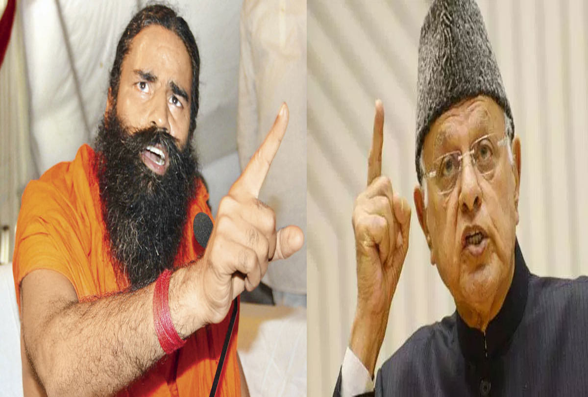 farooq abdullah said baba ramdev is not god attacking on his previous statement on rohingya