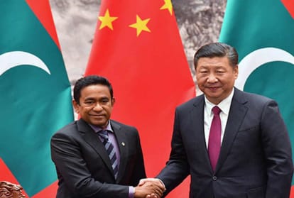 modi government foreign policy support maldives ibrahim mohamed solih china and india