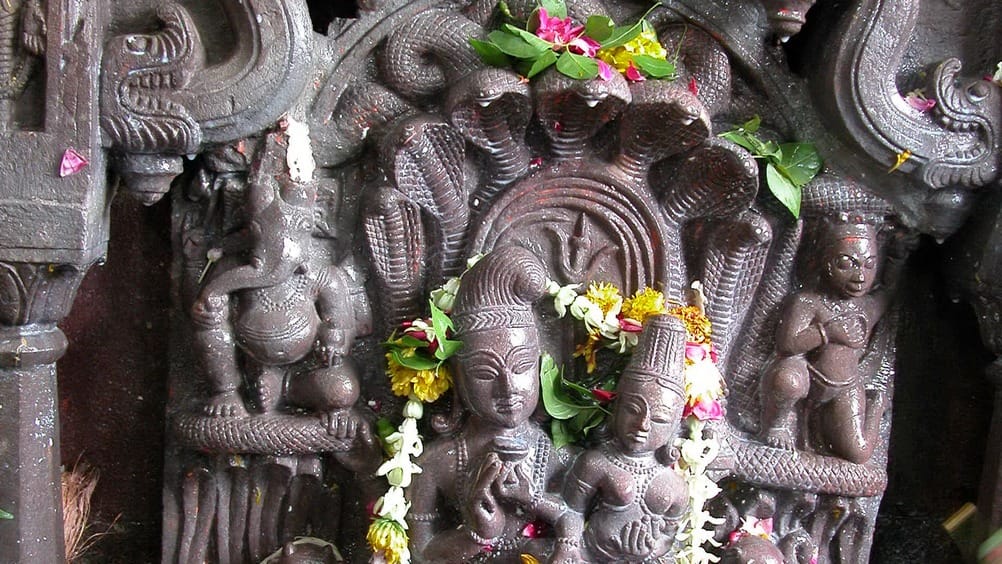 snake temple of India for kalsharp dosha remedies