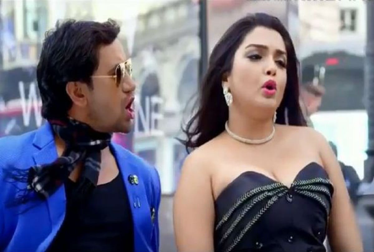 Amrapali Dubey Says I Love You To Nirahua Birthday Wishes Post