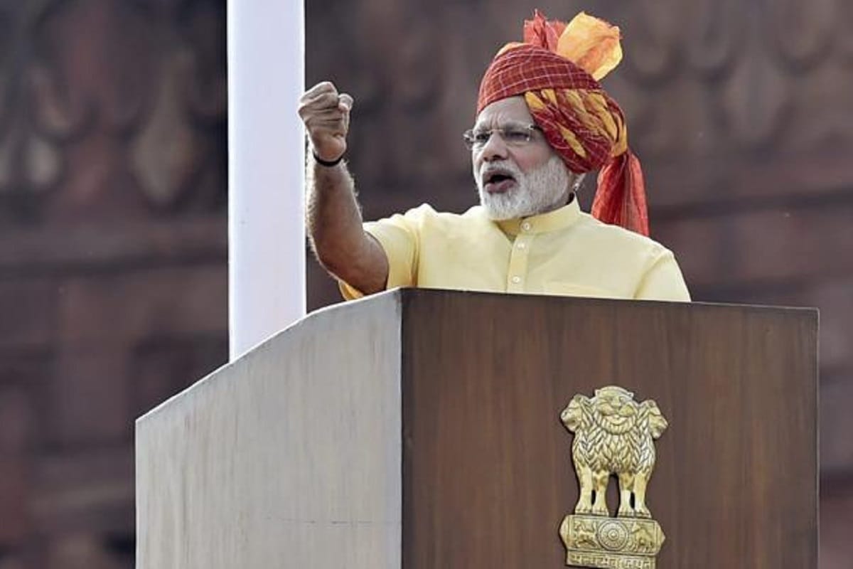 important points of pm modi's indipendent day speeches