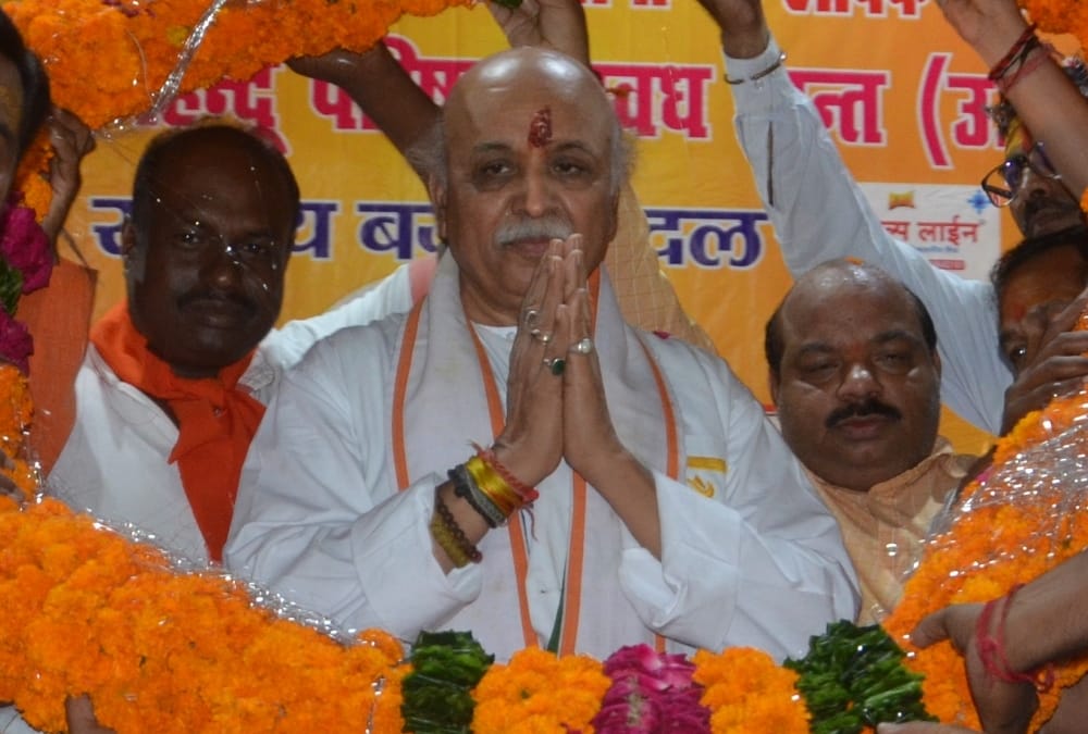 praveen togadiya on construction of ram temple.