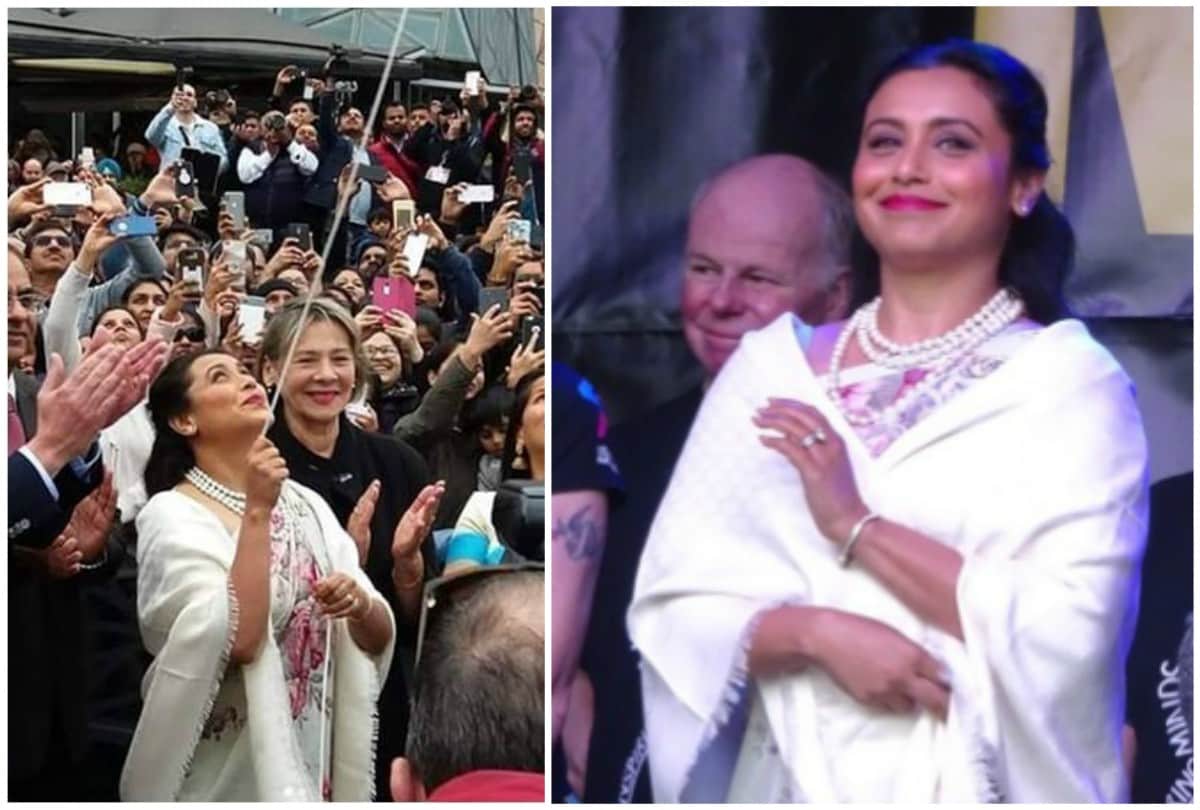 Rani Mukerji flagged Indian National flag in Indian Film Festival of Melbourne 2018