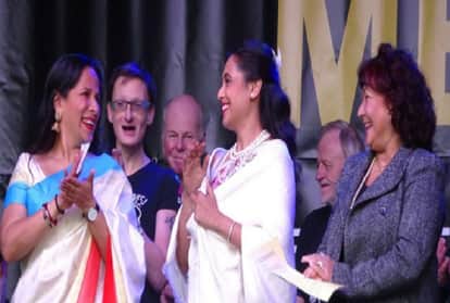 Rani Mukerji flagged Indian National flag in Indian Film Festival of Melbourne 2018