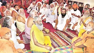 Saints said, help to get monastery, temples too
