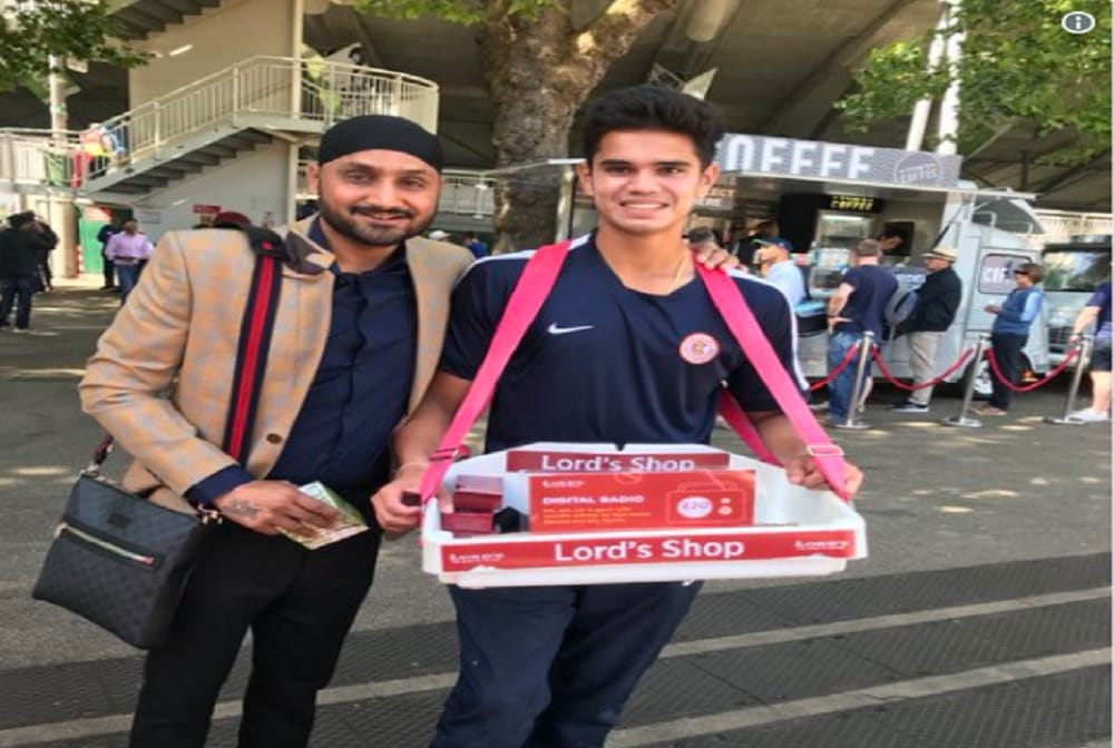 arjun tendulkar took a power nap at lords in india vs england test