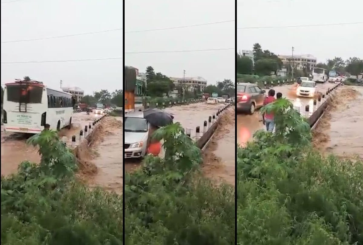 Himachal weather report flood in sarsa river solan wall collapse three died