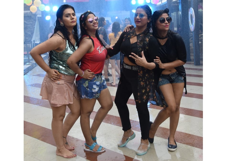 rain dance party in lucknow.