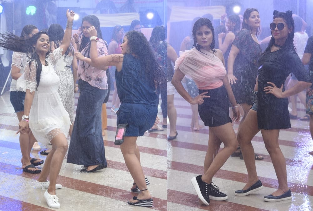 rain dance party in lucknow.