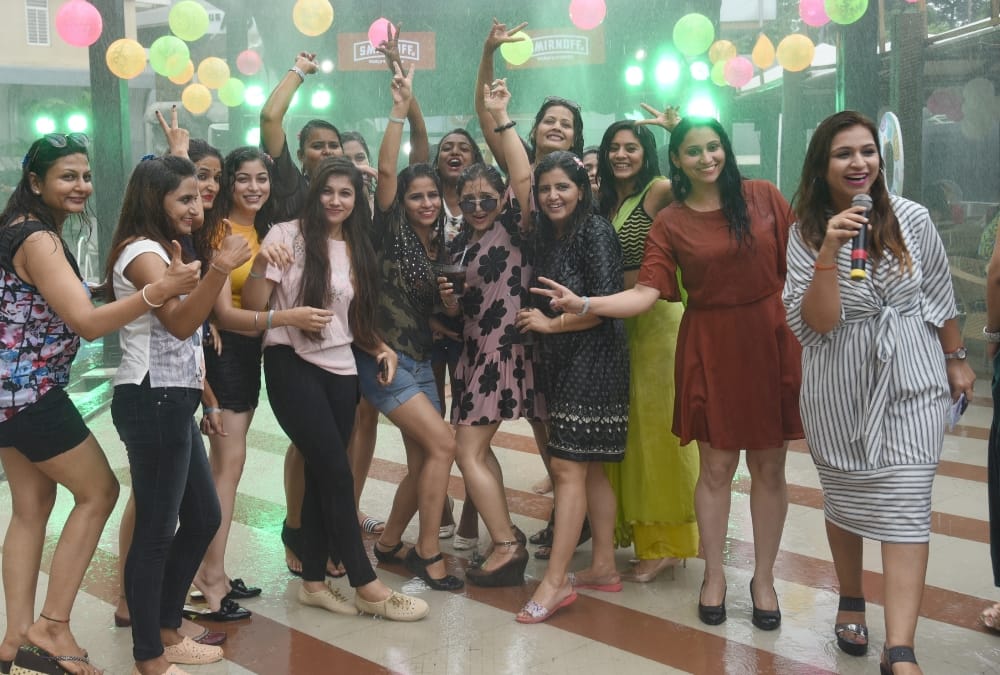 rain dance party in lucknow.