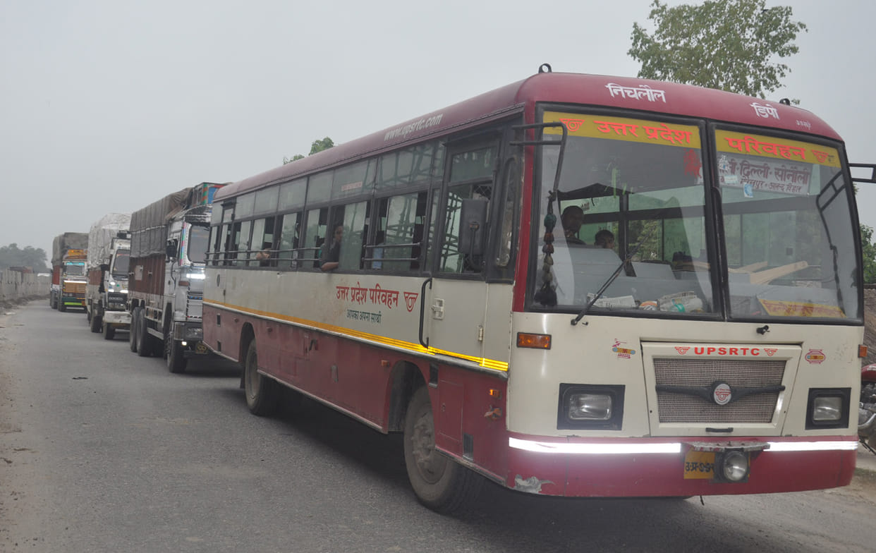 Two hours traffic interrupted due to  flyover