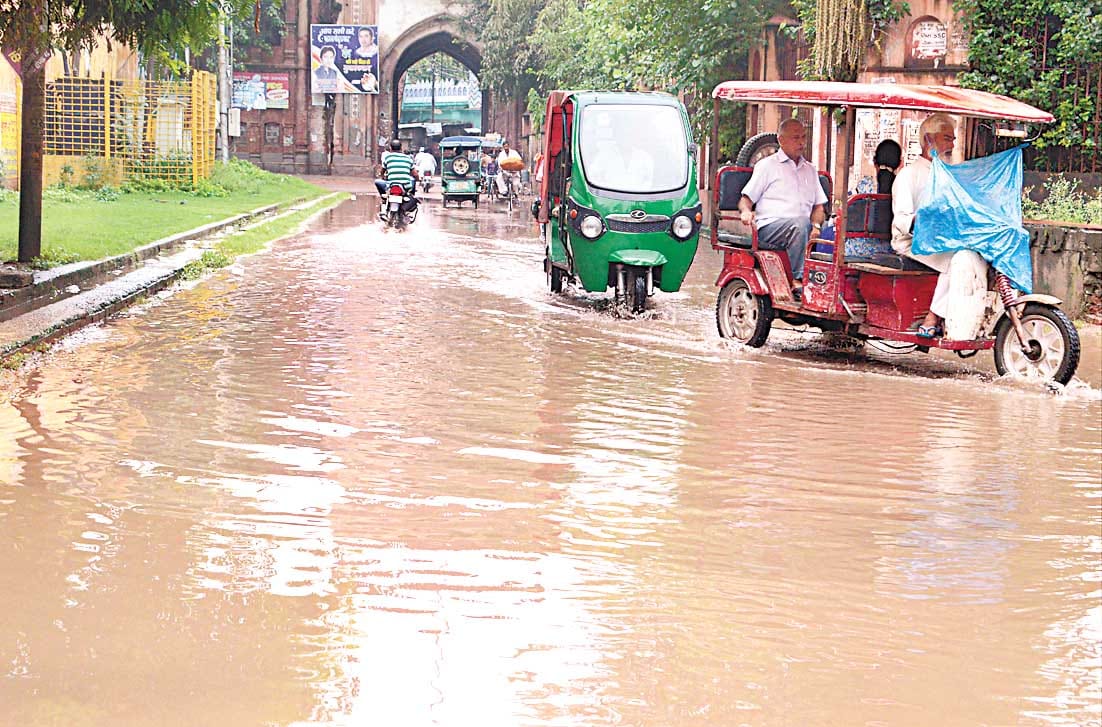 rain and water logging in colonies