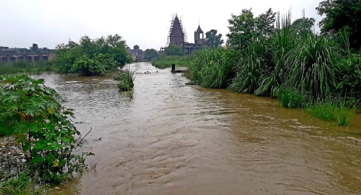 Due to the boom in the river Banalei, the villagers feared