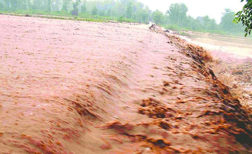 roads still blocked due to rainfall