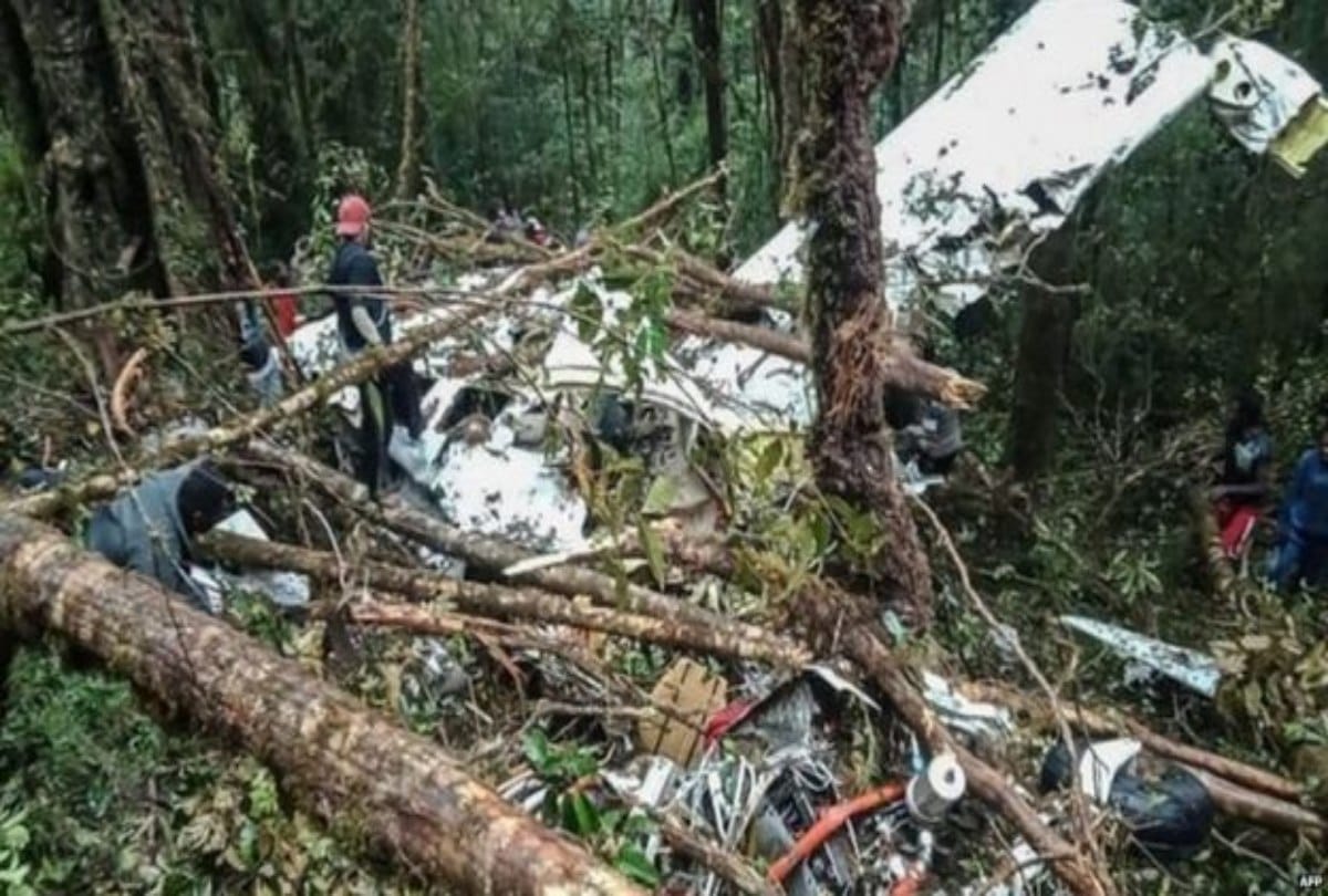 Twelve year old boy found alive in a planes crash