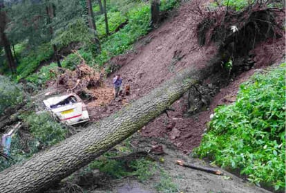 large scale losses due to heavy rainfall and cloudburst in himachal