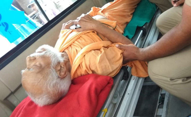 swami sanand admits in AIIMS hunger strike for ganga