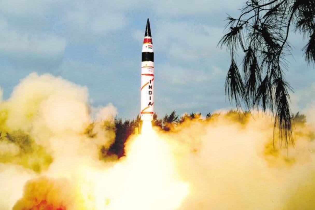 India successfully conducted a nightly test of the indigenously built Agni-1 ballistic missile