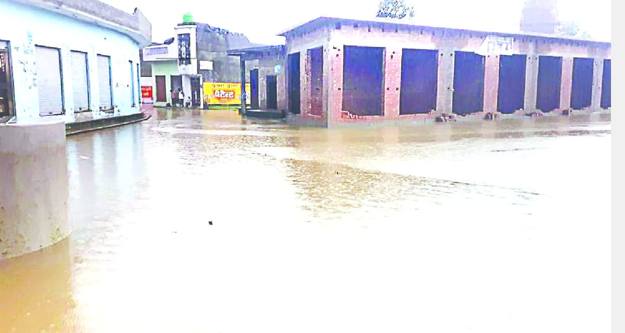 On the Ganga Uphon, the people of Ramsheyawala have evacuated the village