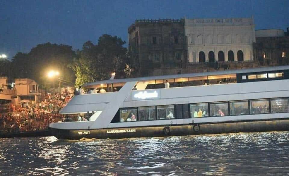 Varanasi first cruise alaknanda trial run in ganga today
