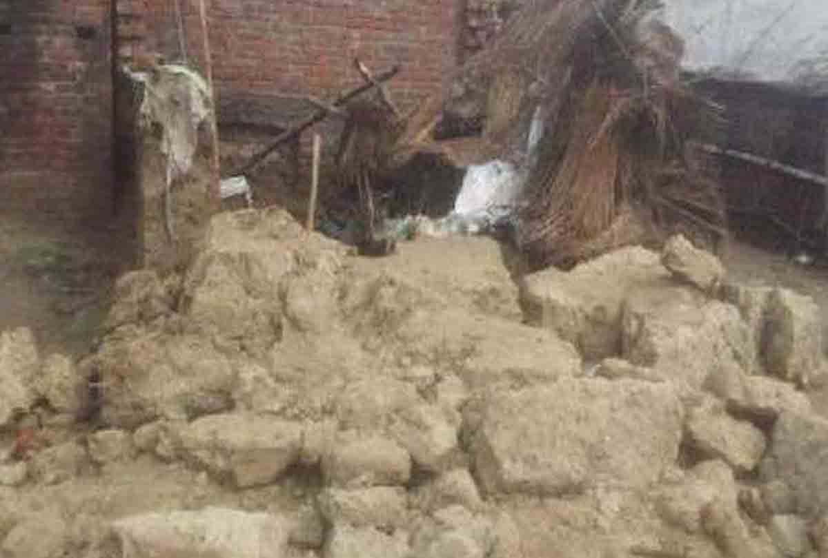 Woman dies due to wall collapse in Hardoi