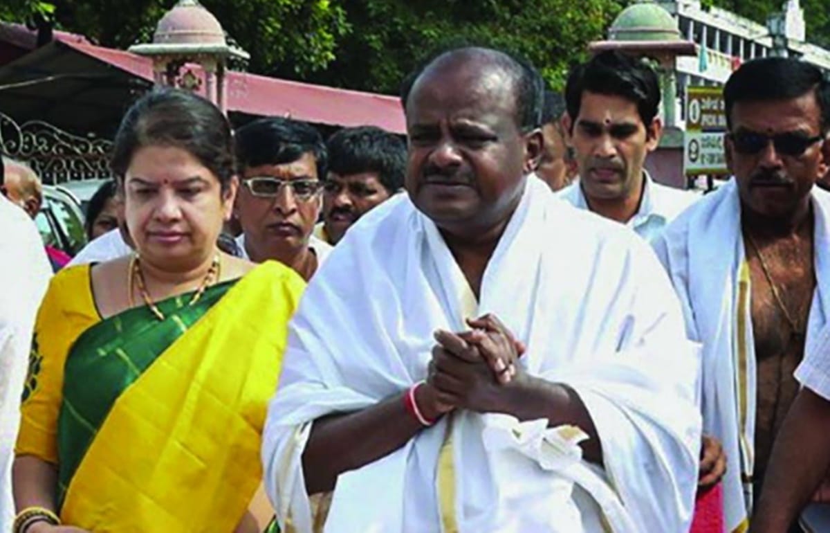 after becoming Chief minister on 23 May HD Kumaraswamy visits 34 temples