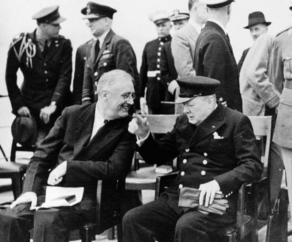 America and Britain sign Atlantic Charter on 14 august 1941 to defeat Hitler