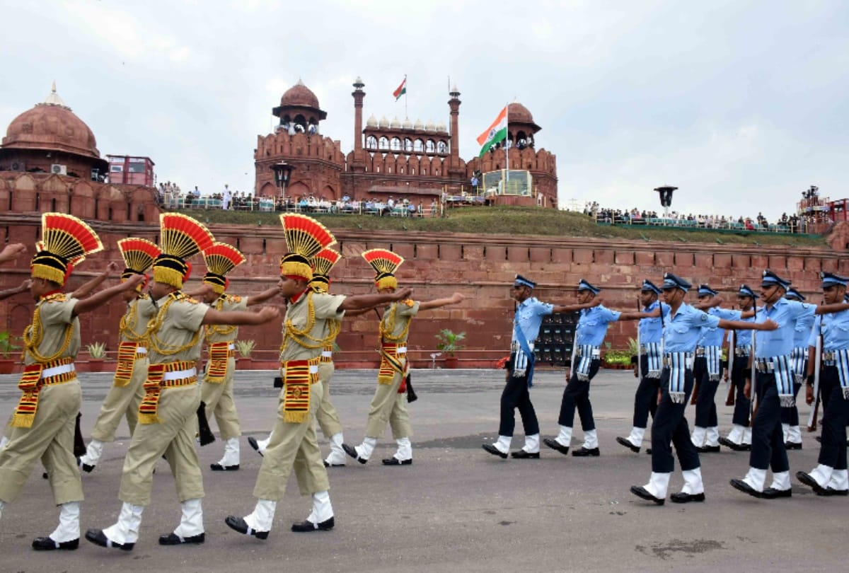 see photos of full dress rehearsal of independence day 2018 at red fort know full schedule