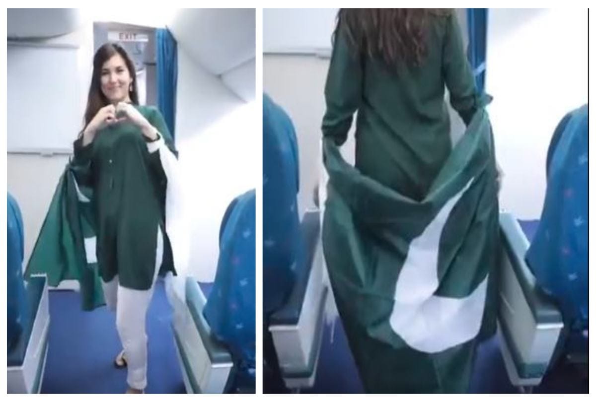 Pakistan International Airlines Poland Women Kiki Challenge Viral